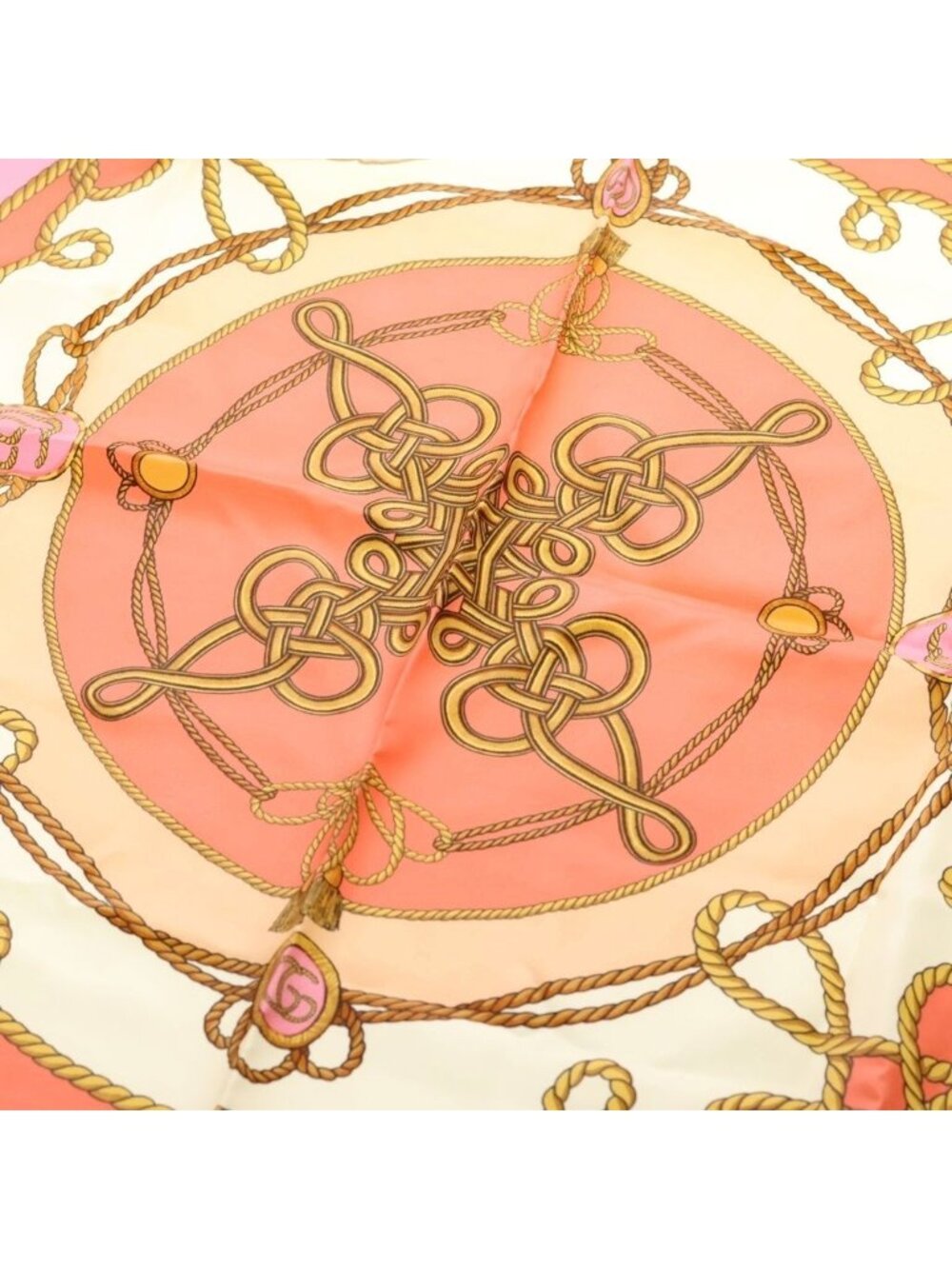 Gucci Optical Silk Scarf Bandana Pink White - Picture 5 of 6